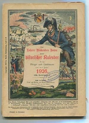 Des Lahrer Hinkenden Boten neuer historischer Kalender für den Bürger und Landmann auf das Jahr 1...