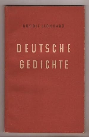 Seller image for Deutsche Gedichte. for sale by Kunze, Gernot, Versandantiquariat