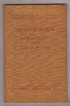 Bild des Verkufers fr Henrik Ibsen - Der Mensch und sein Werk zum Verkauf von Kunze, Gernot, Versandantiquariat