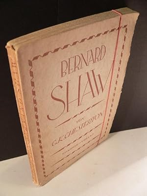 Seller image for G. Bernard Shaw. Autorisierte bersetzung von Clarisse Meitner und Ludwig Goldscheider. for sale by Kunze, Gernot, Versandantiquariat