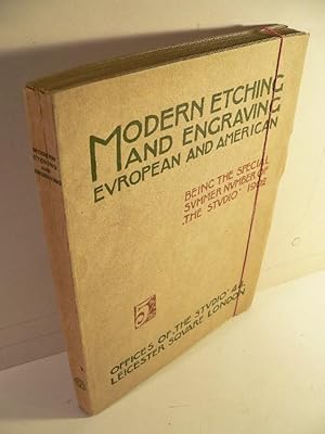 Imagen del vendedor de Modern Etching and Engravings. Being a Special Summer Number of "The Studio" 1902. a la venta por Kunze, Gernot, Versandantiquariat