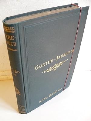 Immagine del venditore per Goethe-Jahrbuch - 31. Band. Mit dem fnfundzwanzigsten Jahresbericht der Goethe-Gesellschaft. venduto da Kunze, Gernot, Versandantiquariat