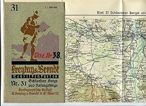 Freytag & Berndt Touristenkarten, Blatt 31: Schlierseer Berge und Rofangebirge. Maßstab 1 : 100.0...