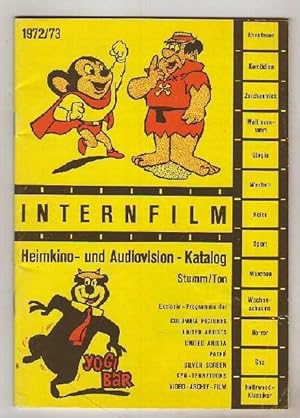 Bild des Verkufers fr Internfilm. Heimkino- und Audiovision-Katalog 1972/73. Exclusiv-Programm der Columbia Pictures, United Artists, United Arista, Path, Silver Sreen, Ken-Terrytoons.usw. zum Verkauf von Kunze, Gernot, Versandantiquariat