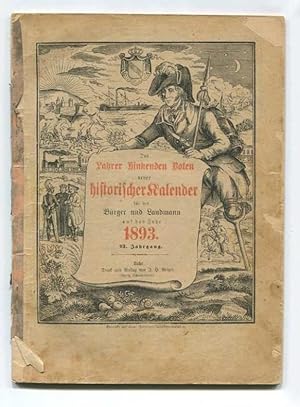 Des Lahrer hinkenden Boten neuer historischer Kalender für den Bürger und Landmann auf das Jahr 1...