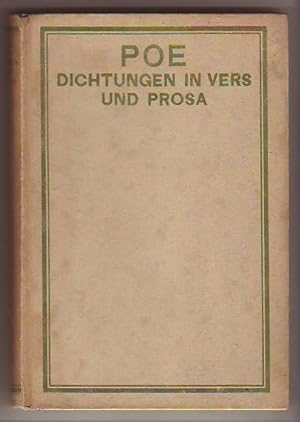 Gedichte und Anderes [Umschlag-Titel: Dichtungen in Vers und Prosa].