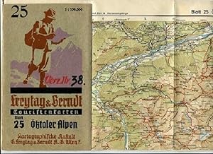 Freytag & Berndt Touristenkarten, Blatt 25: Ötztaler Alpen. Maßstab 1 : 100.000. Stand vom Juni 1...