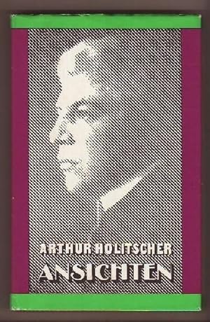 Bild des Verkufers fr Ansichten - Essays, Aufstze, Kritiken, Reportagen 1904-1938. zum Verkauf von Kunze, Gernot, Versandantiquariat