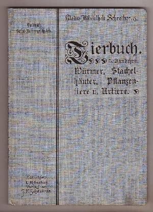 Seller image for Naturgeschichte der Wrmer, Stachelhuter, Pflanzentiere und Urtiere mit in den Text eingedruckten farbigen Abbildungen. Zum Schulgebrauch und zum Selbststudium herausgegeben von Dr. Max Dalitzsch. for sale by Kunze, Gernot, Versandantiquariat