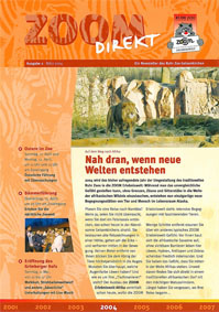 Image du vendeur pour Zoom direkt. Ein Newsletter des Ruhr Zoo Gelsenkirchen. Ausgabe 2, Mrz 2004 mis en vente par Schueling Buchkurier