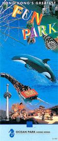 Bild des Verkufers fr Ocean Park Hong Kong - Hong Kong greatest Fun Park, Faltblatt zum Verkauf von Schueling Buchkurier