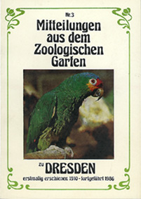 Bild des Verkufers fr Mitteilungen aus dem zool. Garten; Nr. 3 zum Verkauf von Schueling Buchkurier
