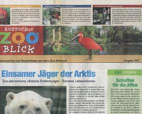 Bild des Verkufers fr Rostocker Zoo Blick Ausgabe 2007 zum Verkauf von Schueling Buchkurier