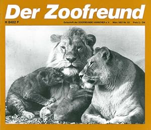 Bild des Verkufers fr Der Zoofreund - Zeitschrift d. Zoofreunde Hannover; Nr. 63 zum Verkauf von Schueling Buchkurier