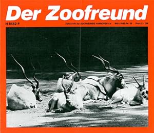 Imagen del vendedor de Der Zoofreund - Zeitschrift d. Zoofreunde Hannover; Nr. 59 a la venta por Schueling Buchkurier