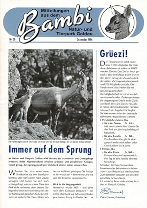 Bild des Verkufers fr Mitteilungen "Bambi" Nr. 38 zum Verkauf von Schueling Buchkurier