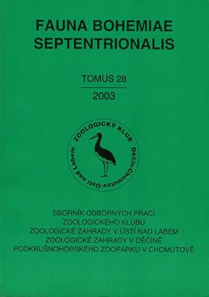 Image du vendeur pour Fauna Bohemiae Septentrionalis (Tomus 28, 2003) mis en vente par Schueling Buchkurier