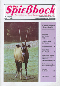 Image du vendeur pour Zeitschrift "Der Spiebock", Jg.3, Heft1 mis en vente par Schueling Buchkurier