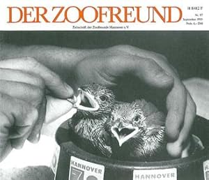 Bild des Verkufers fr Der Zoofreund - Zeitschrift d. Zoofreunde Hannover; Nr. 97 zum Verkauf von Schueling Buchkurier