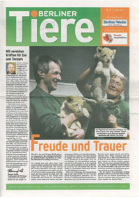 Bild des Verkufers fr Berliner Tiere. Nr. 10, April 2011 zum Verkauf von Schueling Buchkurier