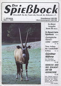 Image du vendeur pour Zeitschrift "Der Spiebock", Jg.1, Heft1 mis en vente par Schueling Buchkurier