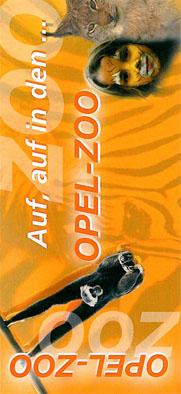 Seller image for Faltblatt: Auf, auf in den Opel-Zoo for sale by Schueling Buchkurier