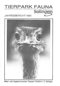 Bild des Verkufers fr Jahresbericht 1991 zum Verkauf von Schueling Buchkurier