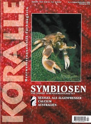 Seller image for Meerwasseraquaristik-Fachmagazin. Koralle. Nr.4 Jahrgang 1 (4). Thema: Symbiosen for sale by Schueling Buchkurier