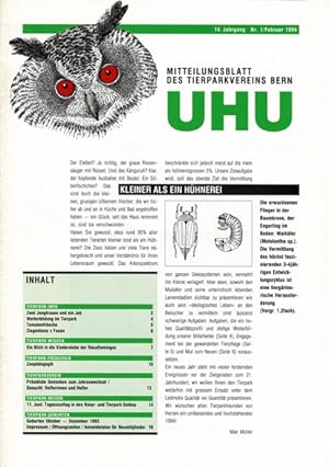 Bild des Verkufers fr UHU 1/1994 zum Verkauf von Schueling Buchkurier