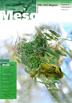 Seller image for Meso (Das Opel-Zoo Magazin 2/2003) for sale by Schueling Buchkurier