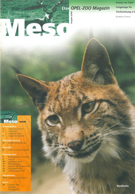 Bild des Verkufers fr Meso (Das Opel-Zoo Magazin 2/2001) zum Verkauf von Schueling Buchkurier