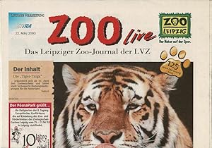 Seller image for Zoo Live, Das Leipziger Zoo Journal, 22.3.2003 for sale by Schueling Buchkurier