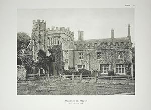 Original Antique Photograph Illustration of Montacute Priory in Somerset, By Garner & Stratton, P...