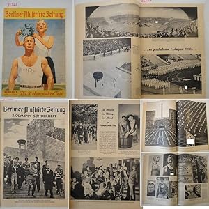 Seller image for Berliner Illustrirte Zeitung Zweites Olympia-Sonderheft Bericht in Wort und Bild "Die 16 olympischen Tage" Dieses Buch wird von uns nur zur staatsbrgerlichen Aufklrung und zur Abwehr verfassungswidriger Bestrebungen angeboten (86 StGB) for sale by Galerie fr gegenstndliche Kunst