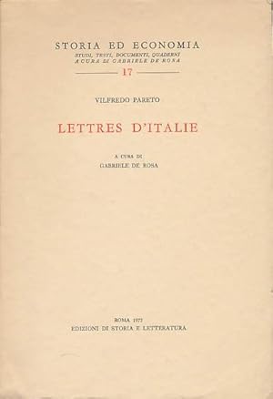 Lettres d'Italie. A cura di Gabriele de Rosa.