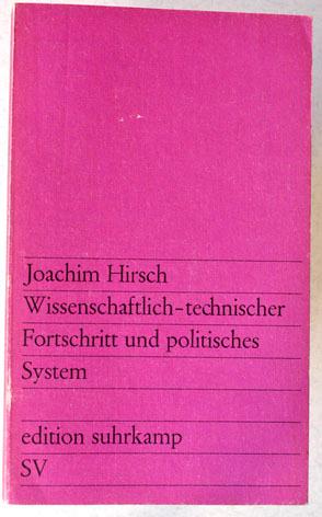 Bild des Verkufers fr Wissenschaftlich - technischer Fortschritt und politisches System. Organisation und Grundlagen administrativer Wissenschaftsfrderung in der BRD. zum Verkauf von Baues Verlag Rainer Baues 