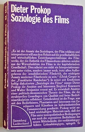 Soziologie des Films. Erweiterte Sonderausgabe Soziologische Texte Bd. 69.