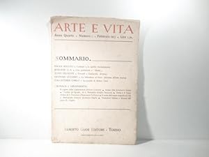 Arte e vita. Rassegna mensile di cultura, numero 2, febbraio 1923