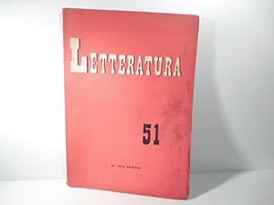 Letteratura. Rivista di lettere e di arte contemporanea, maggio-giugno 1951, n. 51