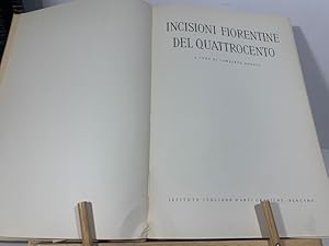 Seller image for INCISIONI FIORENTINE DEL QUATTROCENTO DONATI LAMBERTO 1944 for sale by LIBRERIA ANTICUARIA SANZ