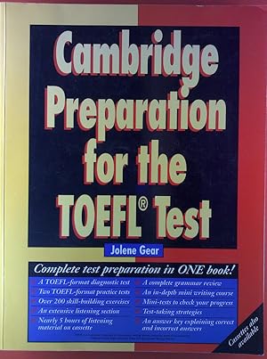 Seller image for Cambridge Preparation for the Toefel test. Complete test preparation in one book! for sale by biblion2