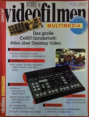 Bild des Verkufers fr Videofilmen Das Magazin fr aktive Videofilmer, Multimedia Special, Thema: Welcher Computer fr Digitalvideo? - Cavon-Multitalent fr Amiga - Brcke zwischen Video und Computer zum Verkauf von biblion2