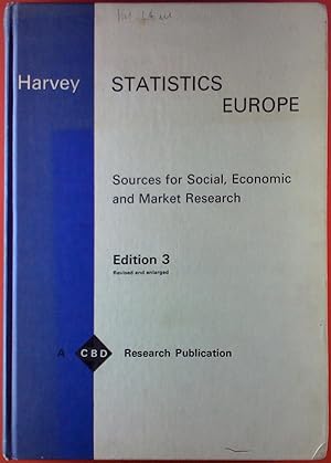 Imagen del vendedor de Statistics Europe. Sources for Social, Economic and Market Research. Edition 3 a la venta por biblion2