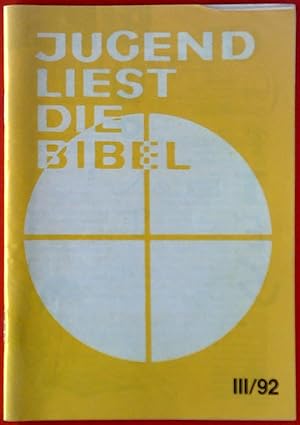 Seller image for Jugend liest die Bibel. III / 92. for sale by biblion2