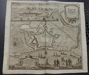 Imagen del vendedor de Grund-Ri und Attaques der Festung Roses. a la venta por Antiquariat Buechel-Baur