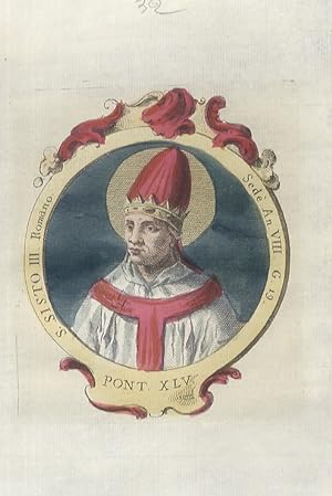 S. Sisto III Romano. Sedè An. VIII, G. 19. (Fu papa dal 432 al 440 e autore di 8 epistole. Durant...