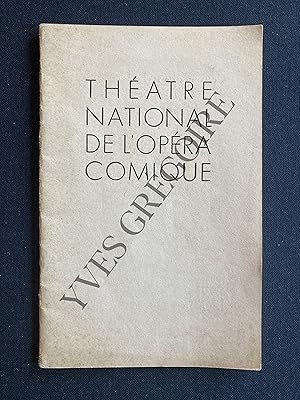 LE BON ROI DAGOBERT-ANDRE RIVOYRE-MARCEL SAMUEL-ROUSSEAU-PROGRAMME THEATRE NATIONAL DE L'OPERA CO...