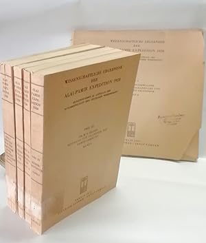 Wissenschaftliche Ergebnisse der Alai-Pamir Expedition 1928. 12 Beilagen in sep. Mappe (Bd. II, T...