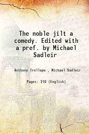 Seller image for The noble jilt 1923 [Hardcover] for sale by Gyan Books Pvt. Ltd.