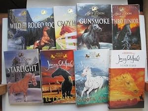 Immagine del venditore per 9 paperbacks: Wild horse, with, Rodeo Rocky, Crazy horse, Gunsmoke, El Dorado, Santa Ana, Jethro Junior, Starlight & Silver Cloud venduto da Aucott & Thomas